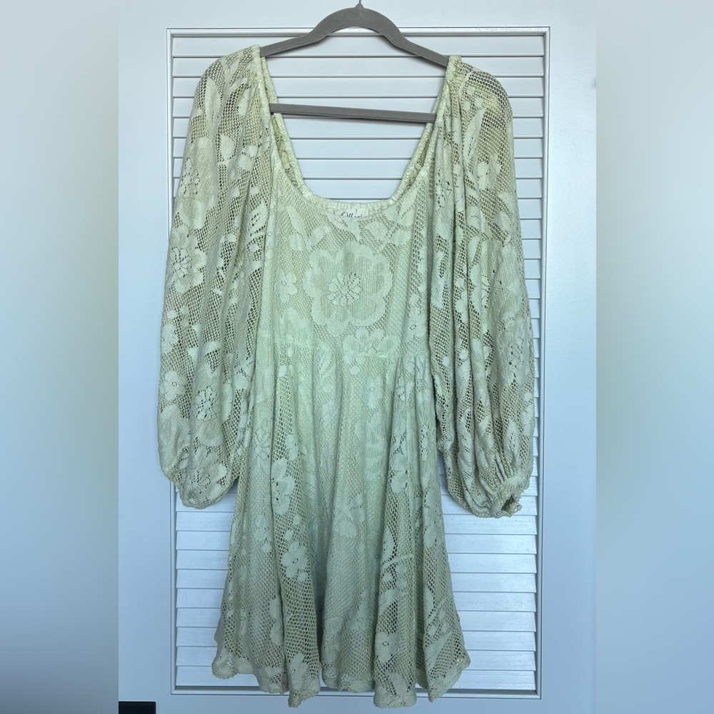 Light Green Lace Dress